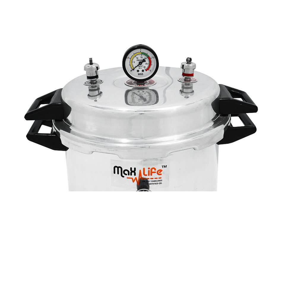 Cooker Type Stainless Steel Portable Autoclave – Model UVW:131(B) - Image 3