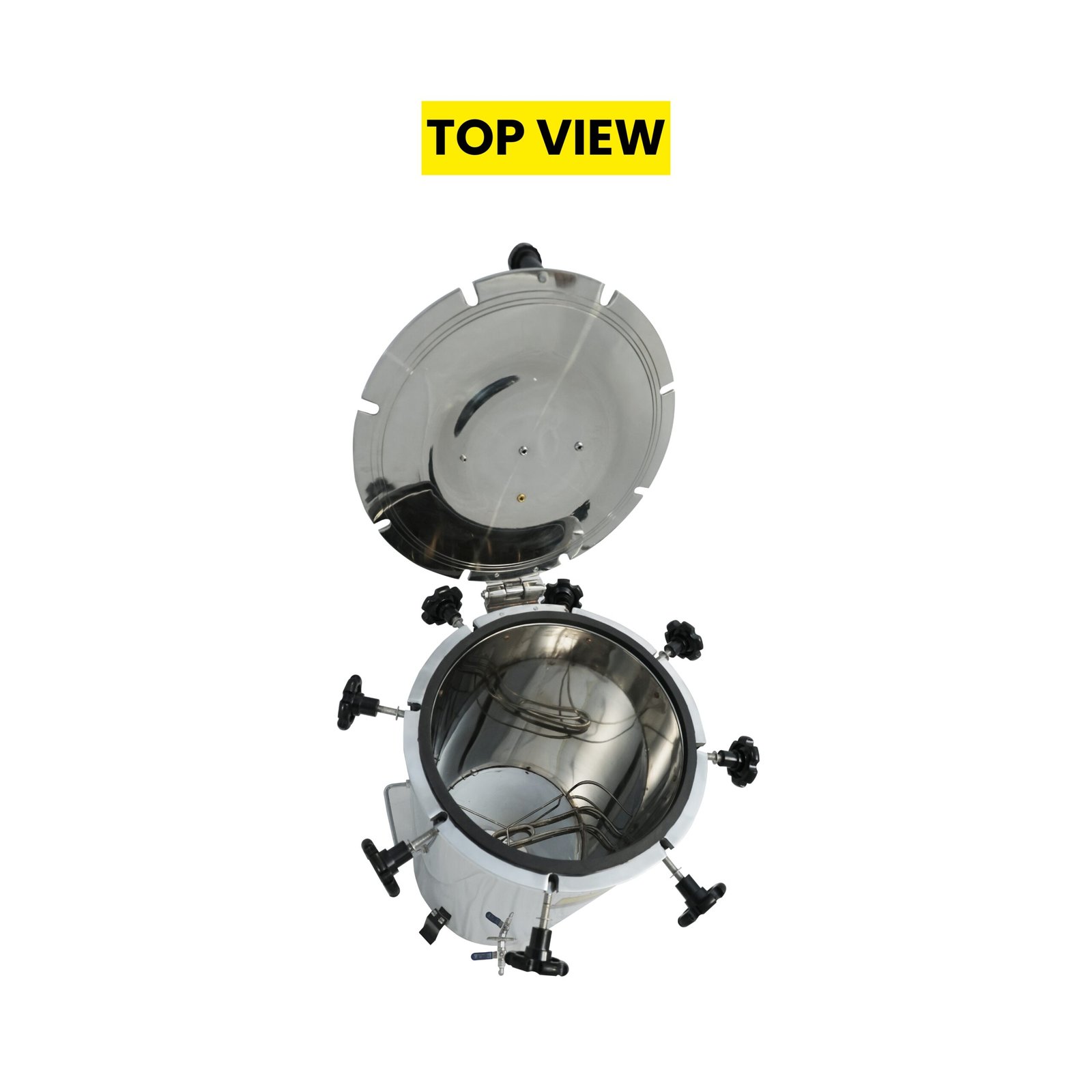Double Chamber Knob Type Vertical Autoclave - Image 6